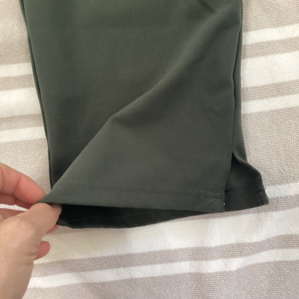 Joie Dark Green Elastic Waist Joggers - Picture 2 of 9